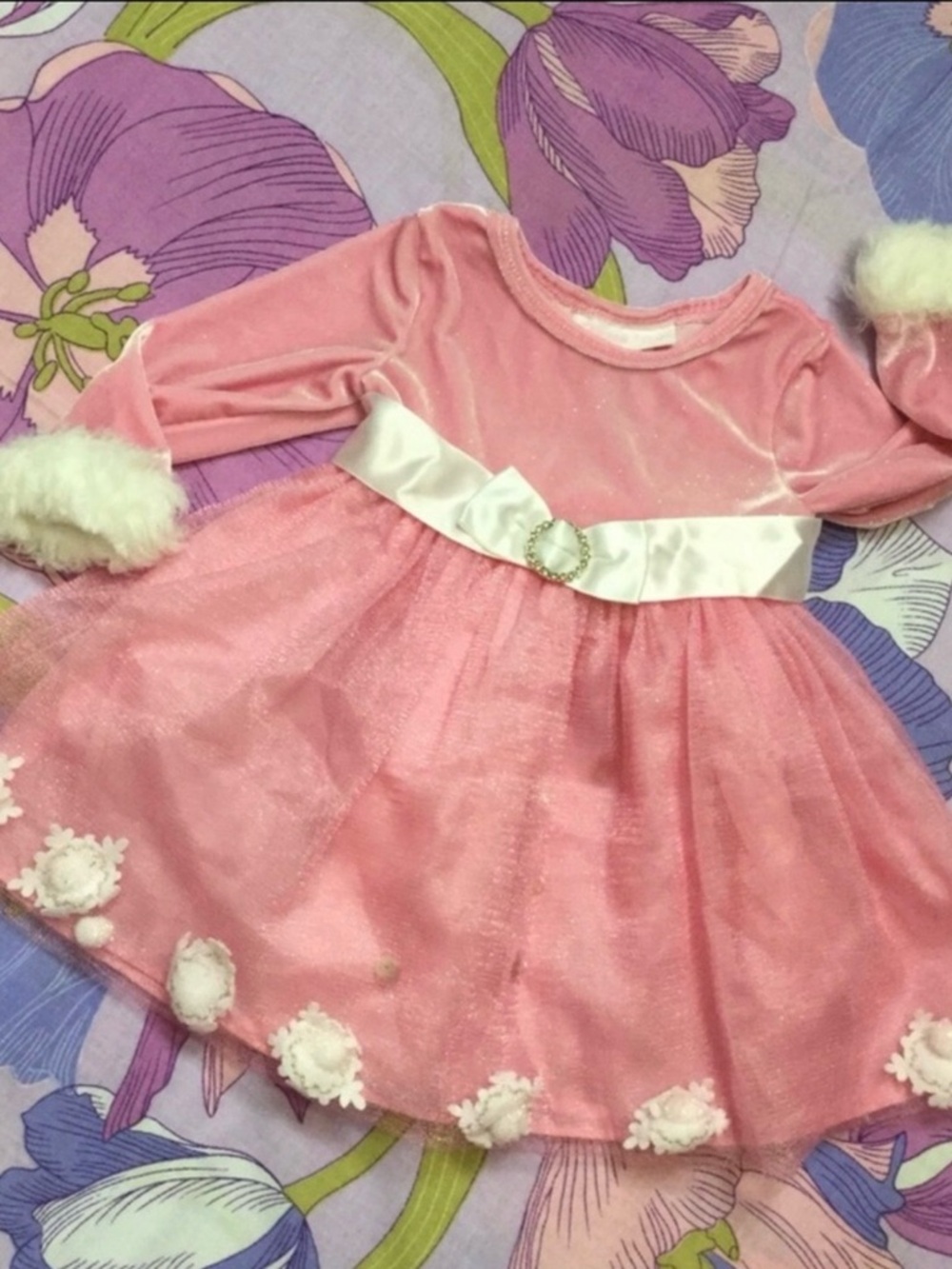 Like New Bonnie Baby Pink Sparkle Tulle Dress